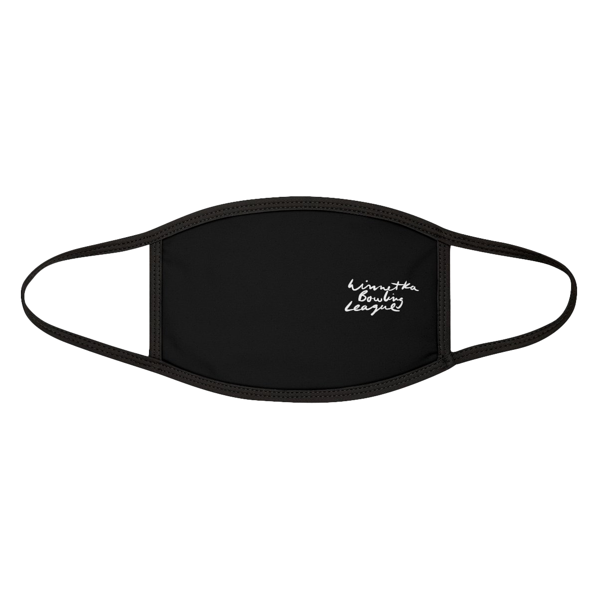Winnetka Bowling League Mask - Black